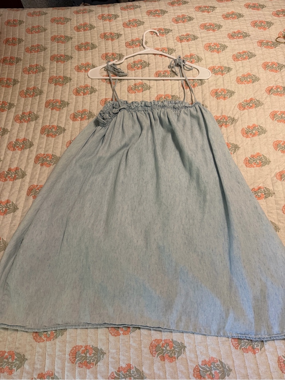 Show Me Your Mumu Angel Mini Dress Light Chambray